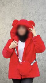 پالتو تدی آستر دار دخترانه و زنانه - Image 7